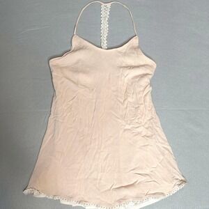 Light Pink Long Tank Top 2000s Fairy